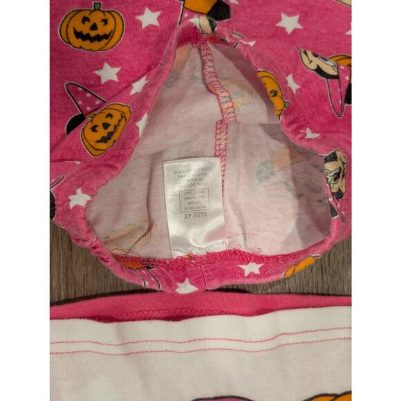 Minnie Mouse Halloween Girls Toddler Pajama set 4t - Picture 6 of 6